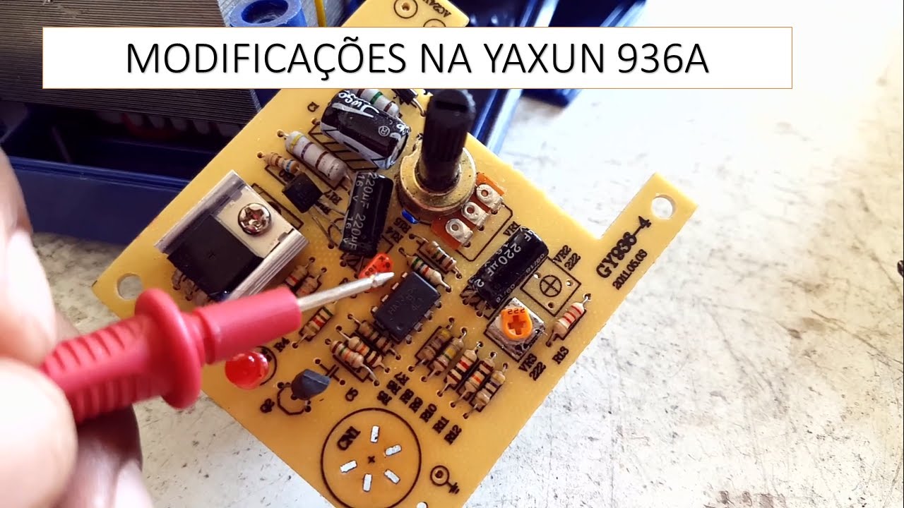YAXUN 936 esquentando pouco, como resolver