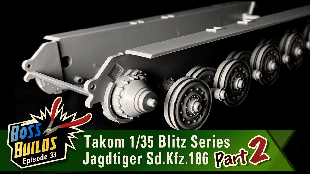 Linking Track Links | Takom Blitz Jagdtiger Part 2 | Boss Builds 33