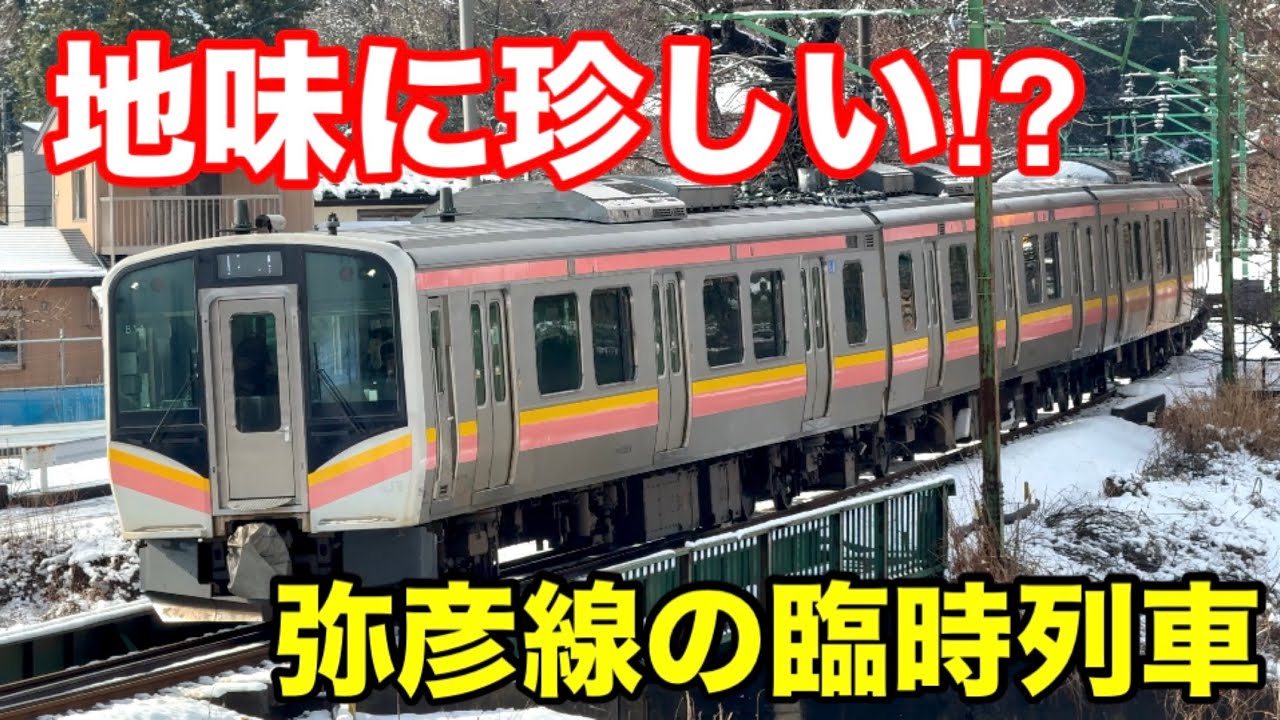 地味に珍しい！？弥彦線の臨時列車
