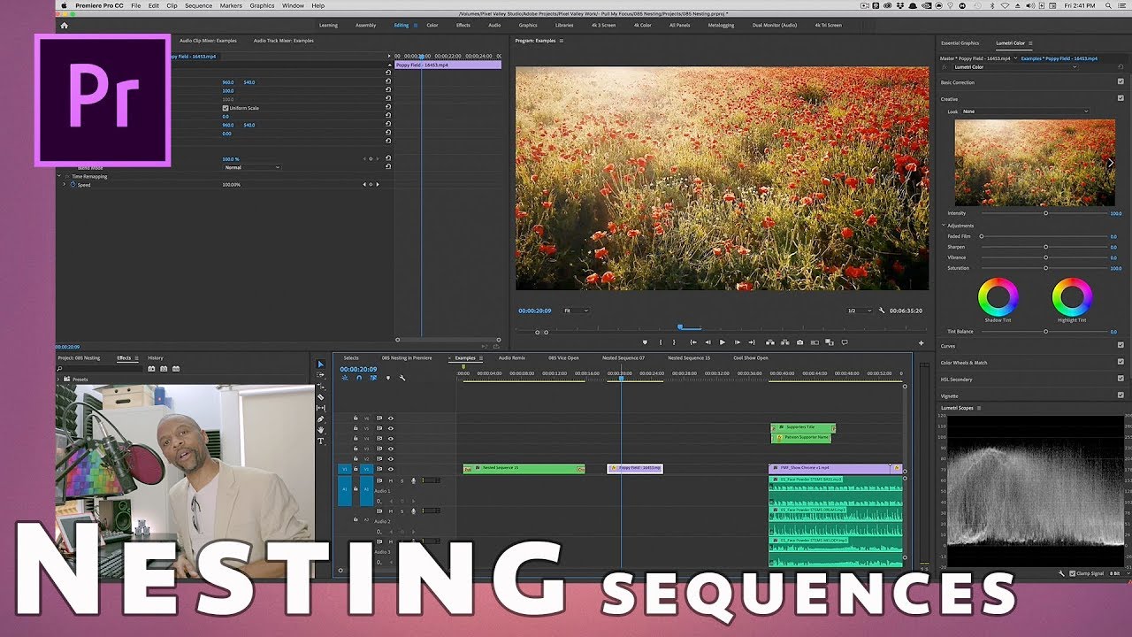 Premiere Pro Nesting Sequences