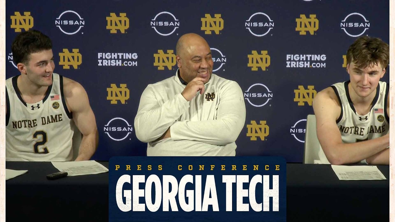 Notre Dame Men's Basketball vs Georgia Tech | Postgame Press Conference (2.14.26)