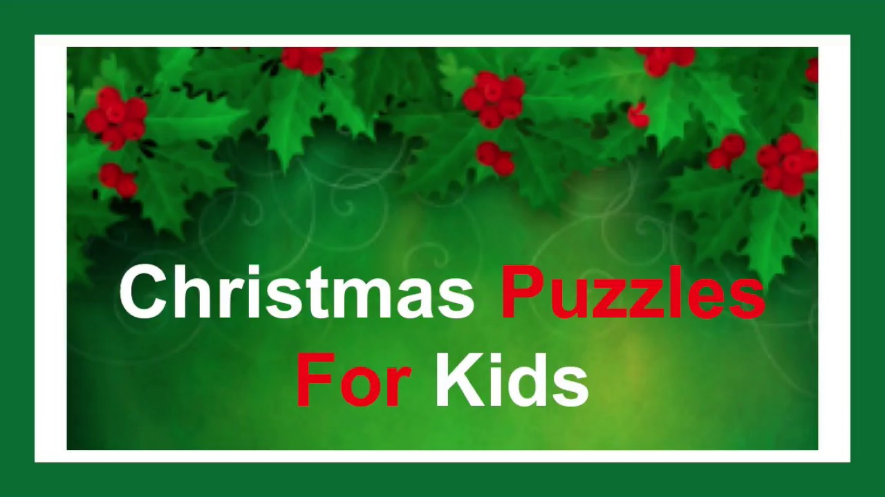 Christmas Puzzles for Kids