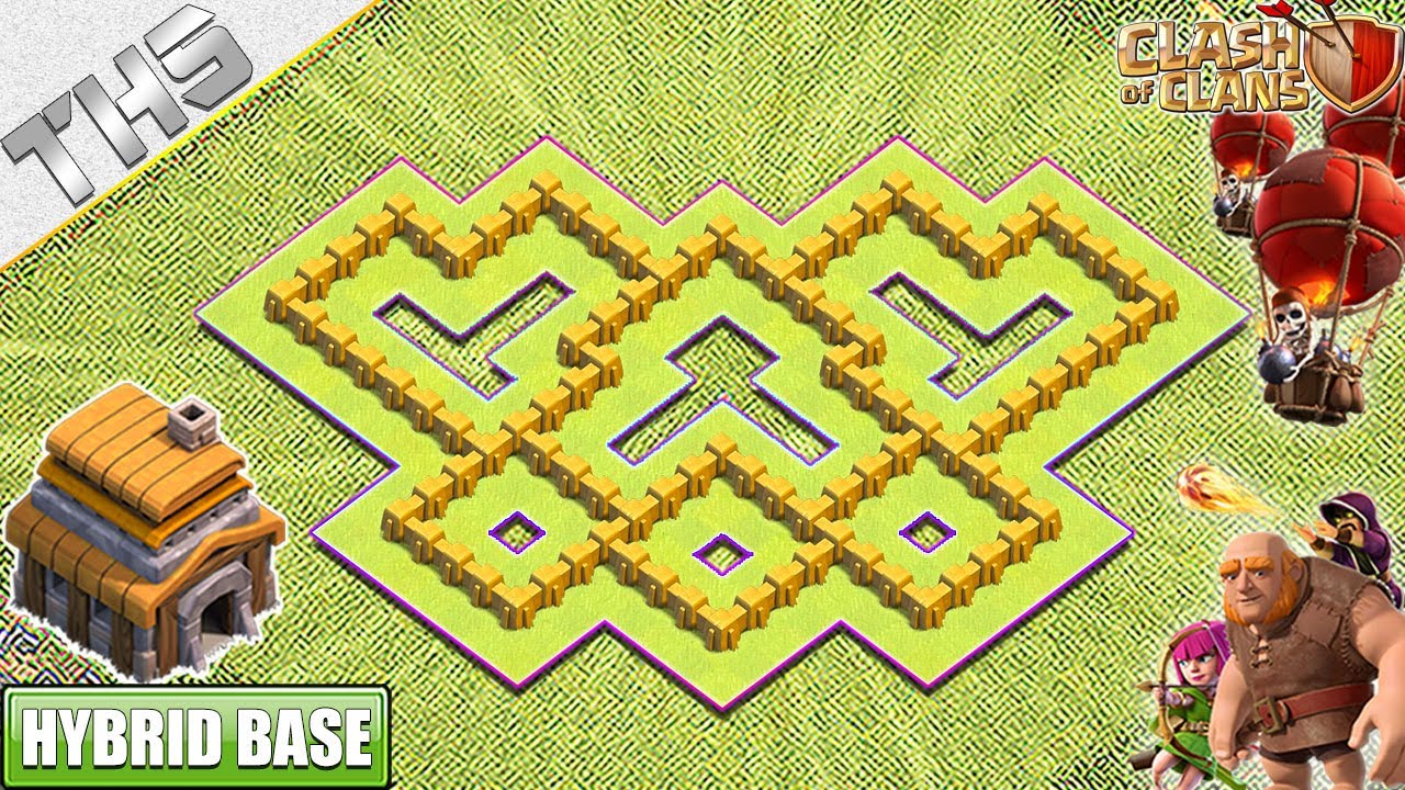 NEW TH5 Base with COPY LINK 2020 - Clash of Clans
