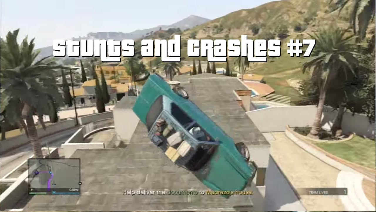 ► GTA 5 - Stunts and Crashes 7