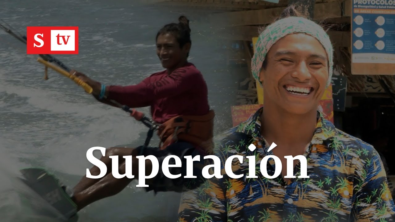 Pasó de mendigar en las carreteras de La Guajira a ser campeón de kitesurf | Semana Noticias