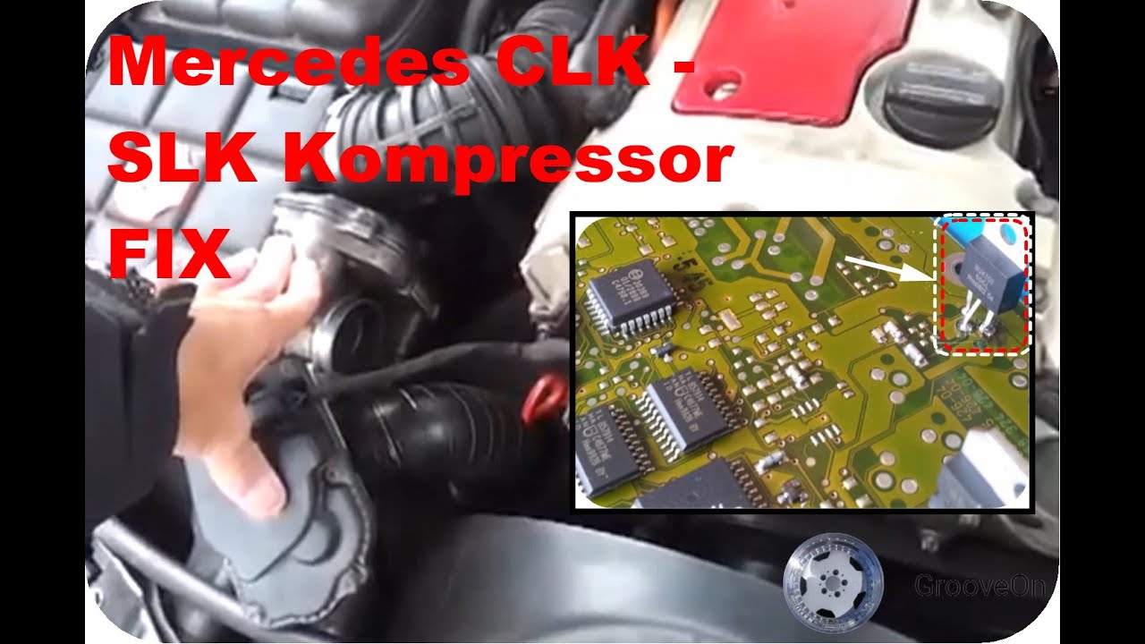 Mercedes CLK - SLK Supercharger / Kompressor FIX с полной инструкцией по установке и фото + видео...