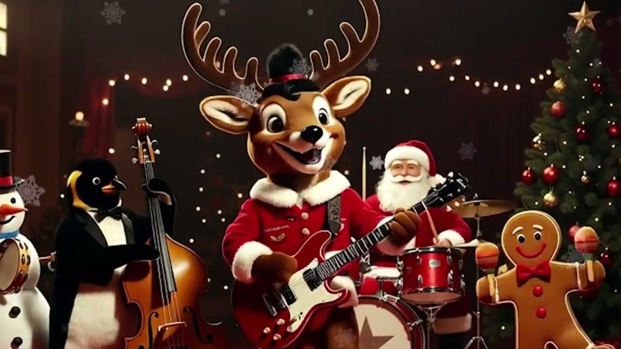 Rodolfo el Reno – Versión Rock ’n’ Roll Navideño | Villancico 2025