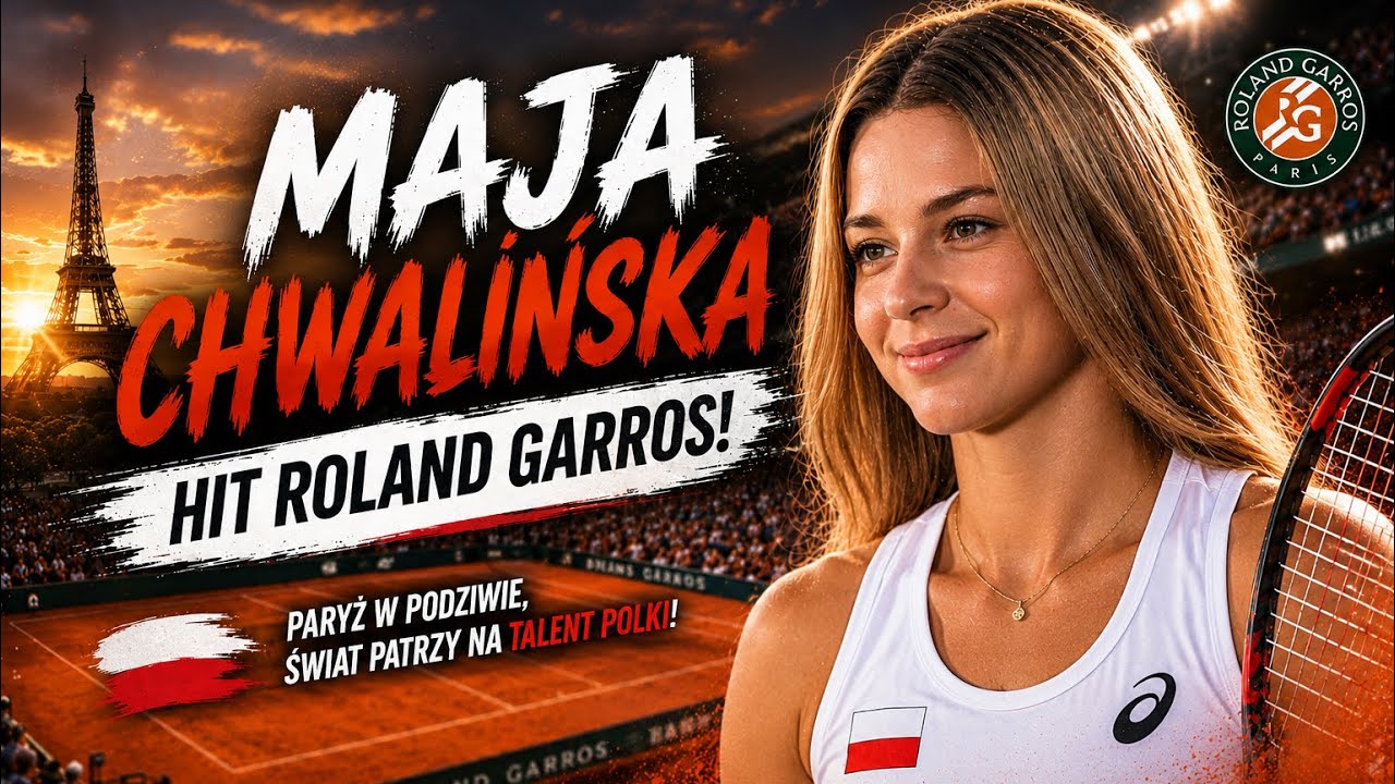 MAJA CHWALIŃSKA &ndash; HIT ROLAND GARROS! 🇵🇱🎾 | Piosenka 