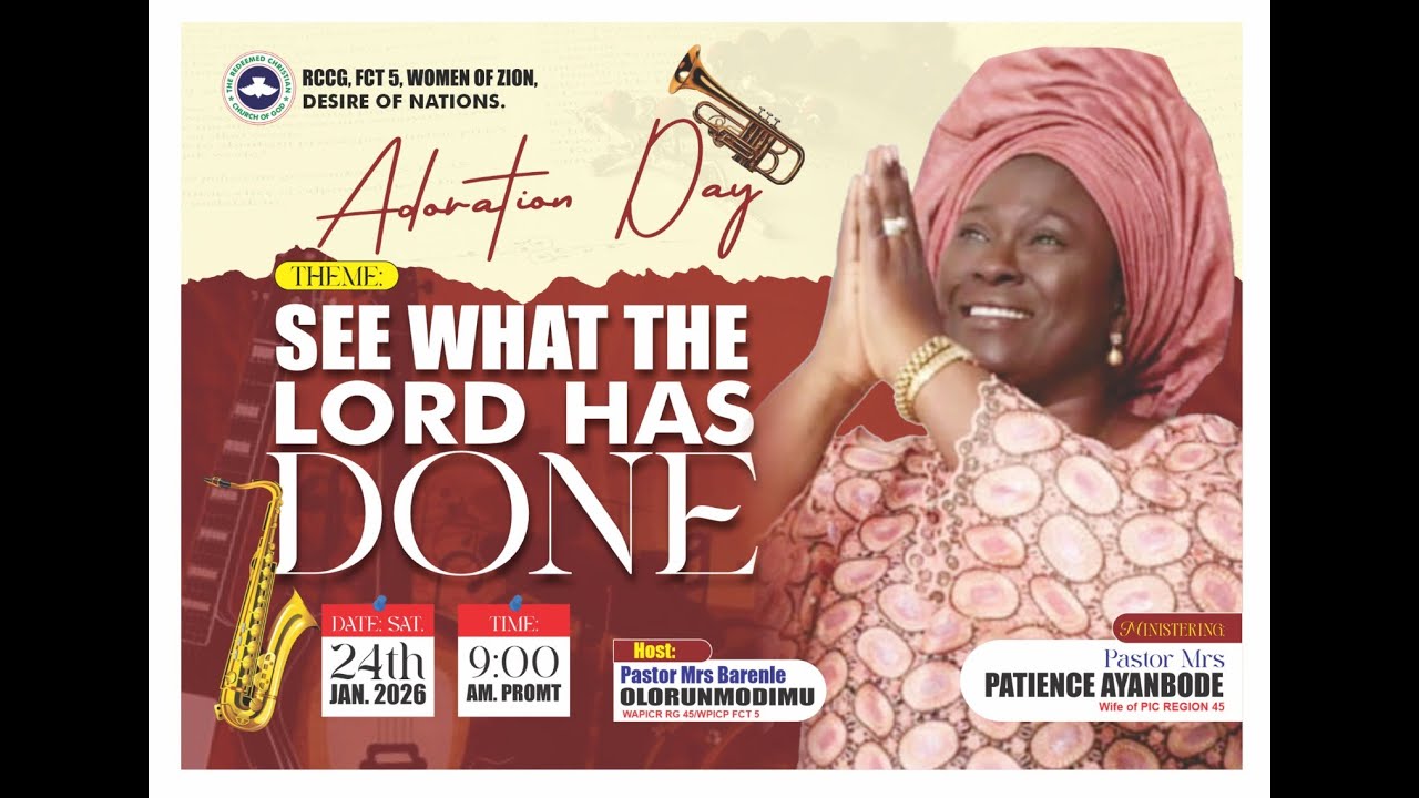 ADORATION DAY || SEE WHAT THE LORD HAS DON || 24/01/2026