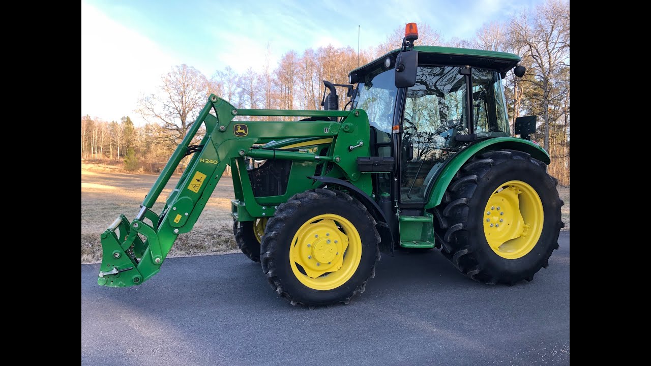 Tractor John deere 5075E for sale! 60 hours as new! 2020 year model with front loader JD H240