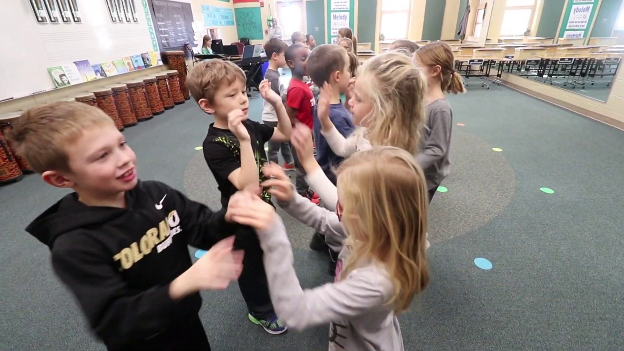 The Kindergarten Reel (well, performed by first graders, but still...)