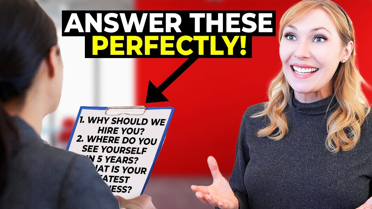 How to Answer the 7 Most Common Interview Questions | Best Answer Examples!