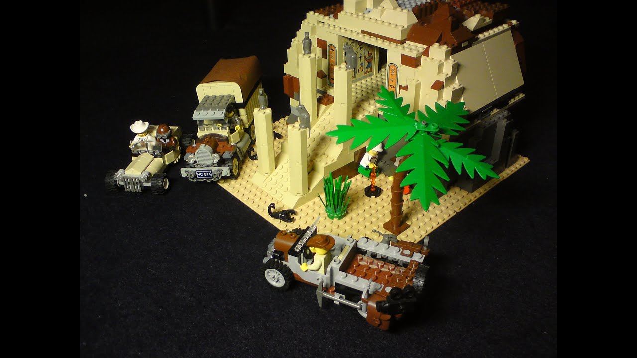 Lego Johnny Thunder (MOC) Egypt Temple Diorama