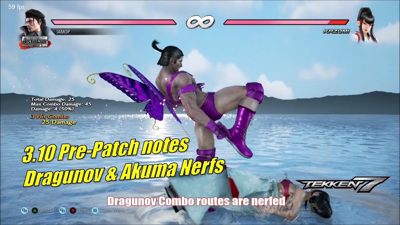 3.10 Pre-Patch Update Akuma and Dragunov Nerfs | Tekken 7 Season 3
