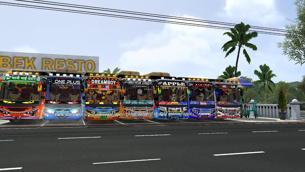 4.4.1||Multiplayer mod||bus simulator indonesia||Bahungamingnepal is live||Nepali bus skin||