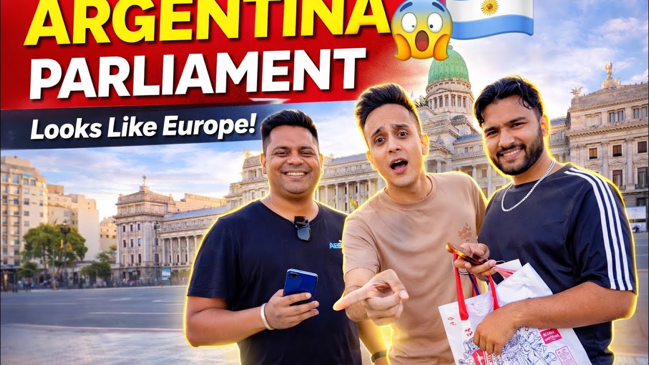 Argentina Parliament Dekh Ke Hairan Ho Jaoge 🤯 | Congreso Buenos Aires Vlog