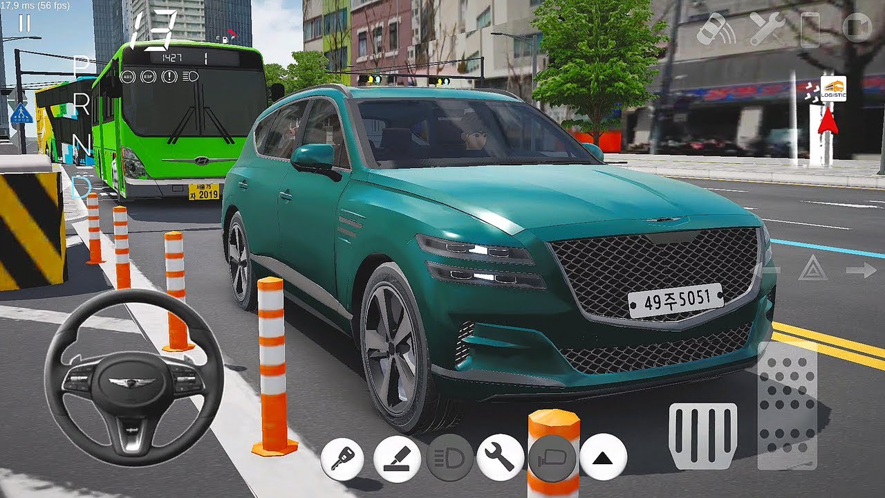 Driving 2025 Genesis GV80 | 3D Driving Game 4.0 Project : SEOUL