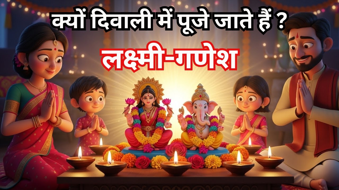 🪔 दीपावली पर राम की जगह क्यों होती है लक्ष्मी-गणेश की पूजा | Diwali Story | Laxmi Ganesh Puja