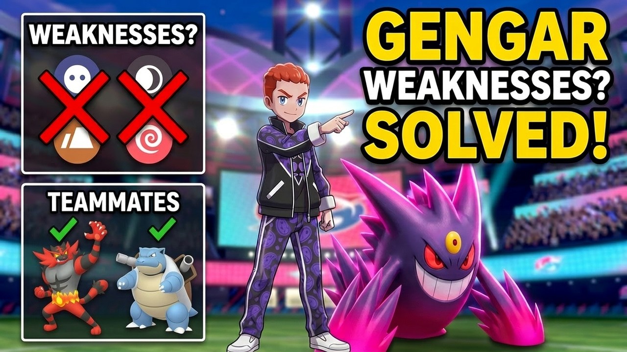 HOW TO COVER GENGAR'S WEAKNESSES ON PERISH TRAP TEAMS IN POKEMON CHAMPIONS!
