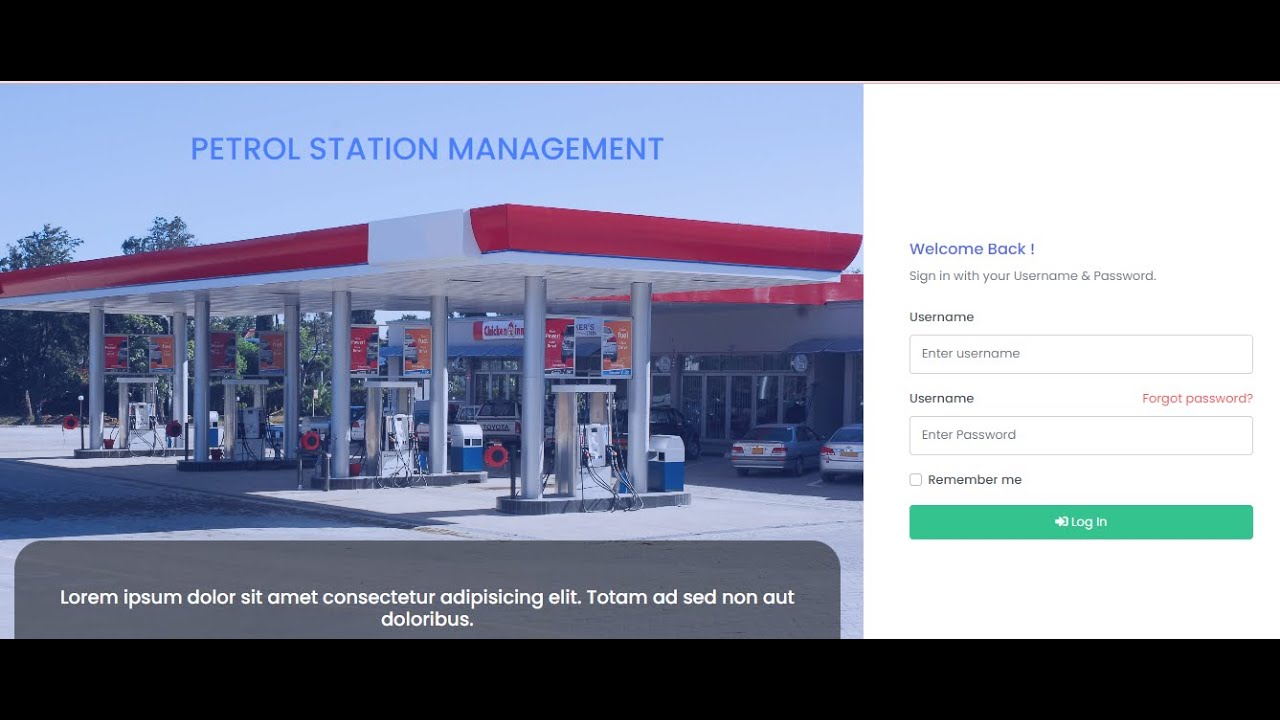 FILLING STATION MANAGEMENT SYSTEM IN PHP, MYSQL AND AJAX