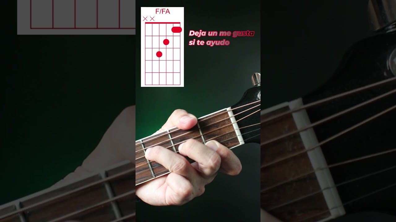 Aprende el acorde: Fa Mayor Simplificado