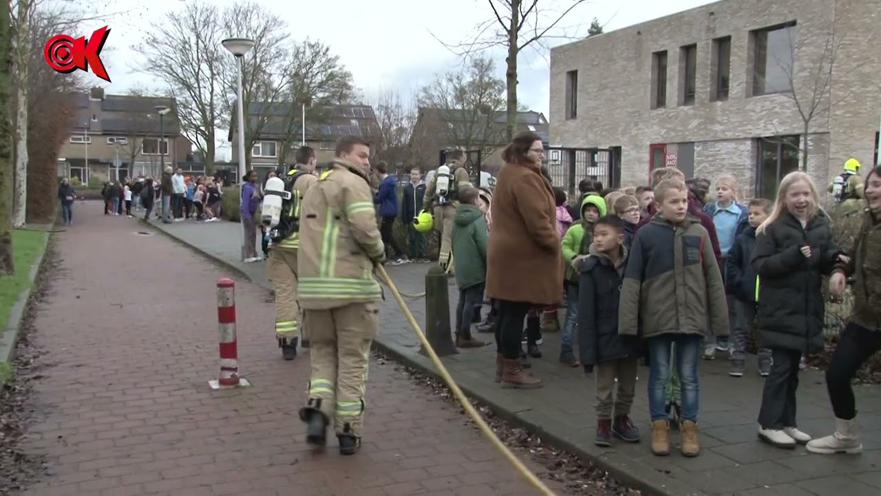 Brand op school in Krimpen aan de Lek