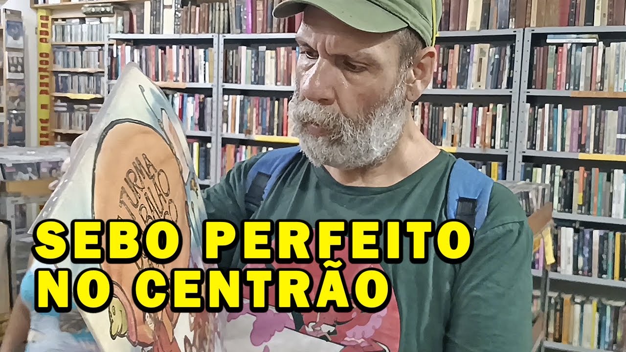 GARIMPO NO CENTRO DE SÃO PAULO: o sebo mais organizado que já entramos