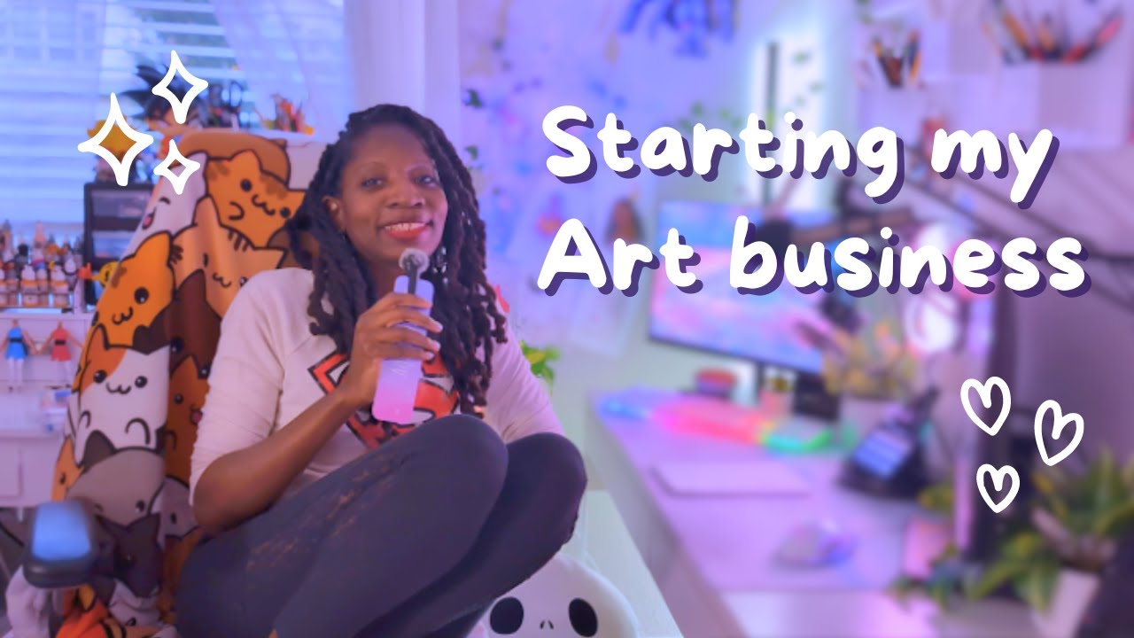 Everything I Did To Start My Small Art Business From Home ★ What I Learned!