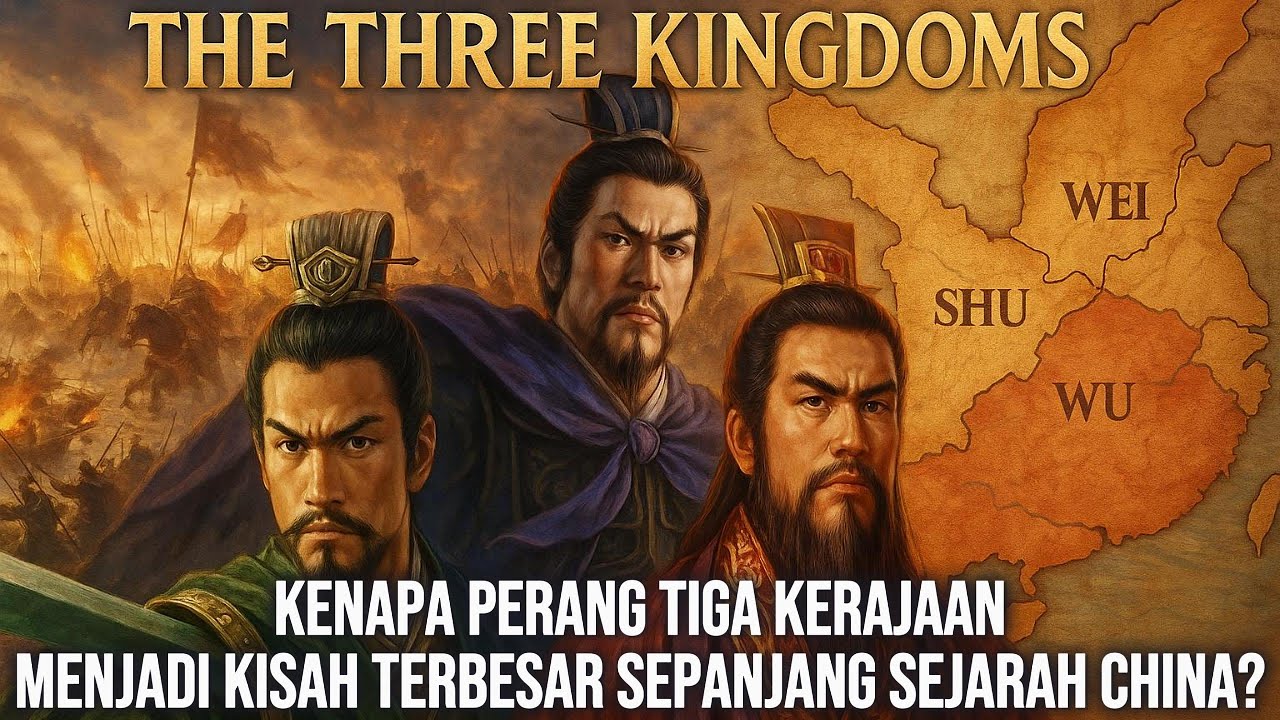 Memahami Zaman Tiga Negara (Samkok) di China dalam 49 Menit: Politik, Perang, dan Warisan 3 Kerajaan