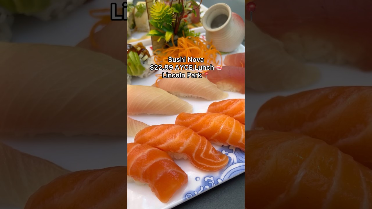 Sushi Nova: 8.6/10 & $22.99 AYCE 🍣