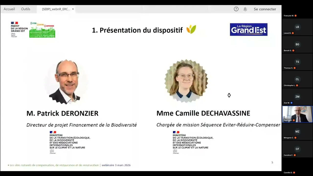 Outil « site naturel de compensation, de restauration et renaturation », qu’est-ce que c’est ?