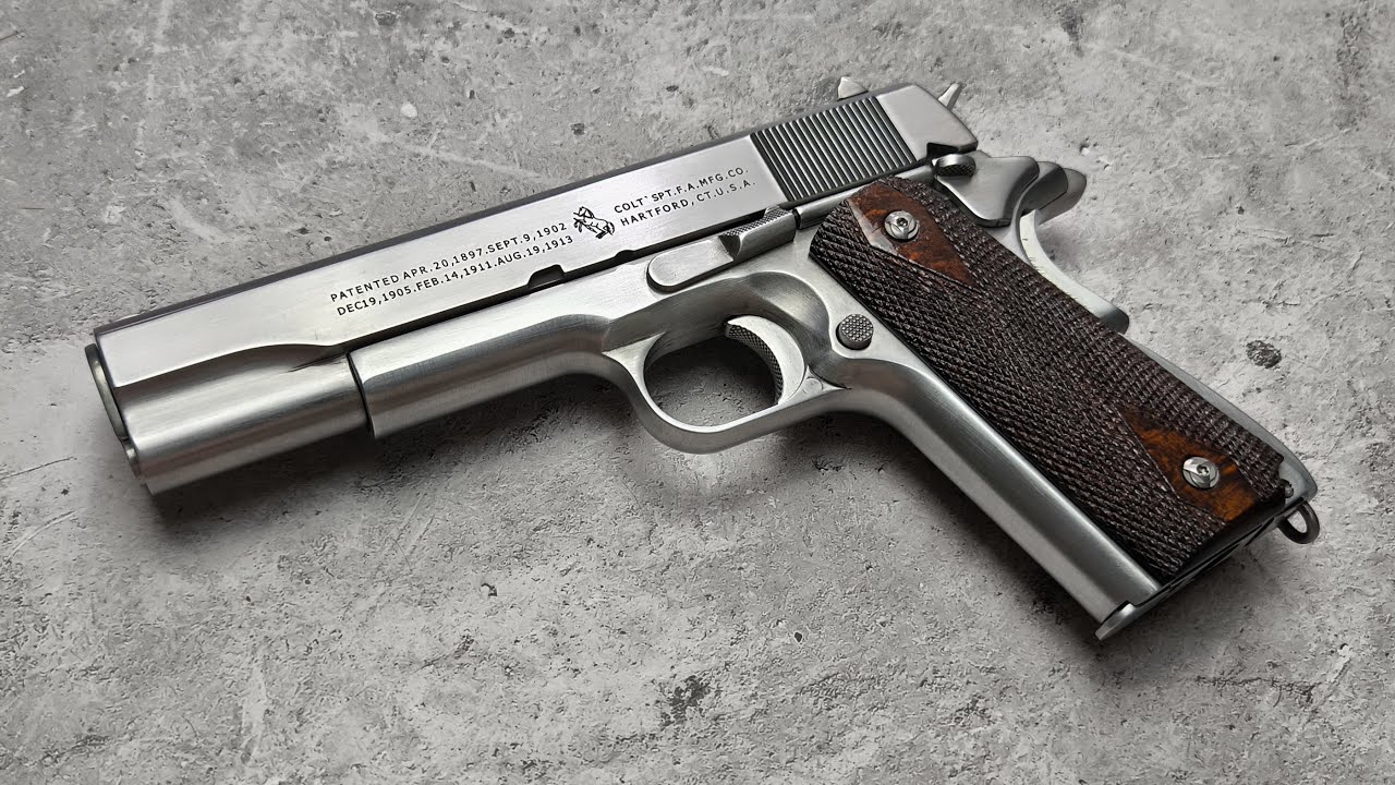 KWC-GLETCHER-STALKER COLT 1911 - САМЫЙ ТОЧНЫЙ ПНЕВМАТИЧЕСКИЙ ПИСТОЛЕТ С BLOWBAСK (CO2)