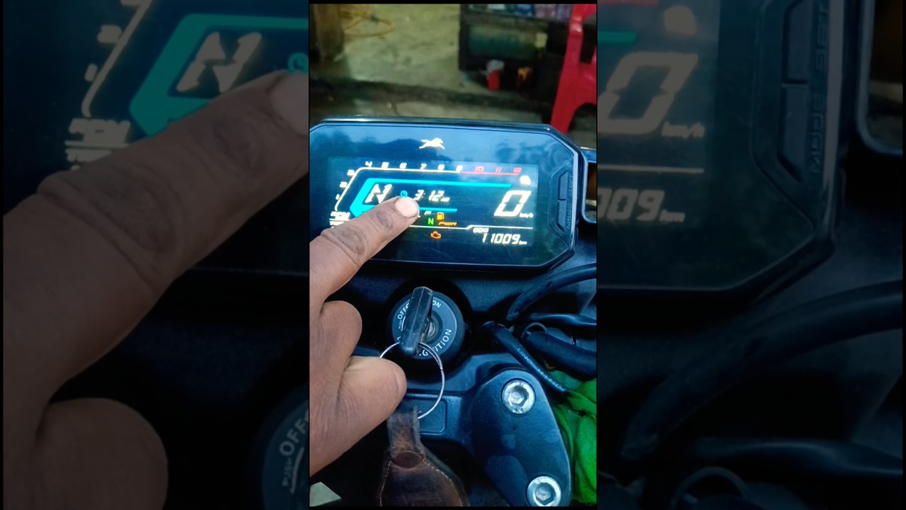 How to set time in Tvs Raider #bike #shortsvideo #youtubeshorts