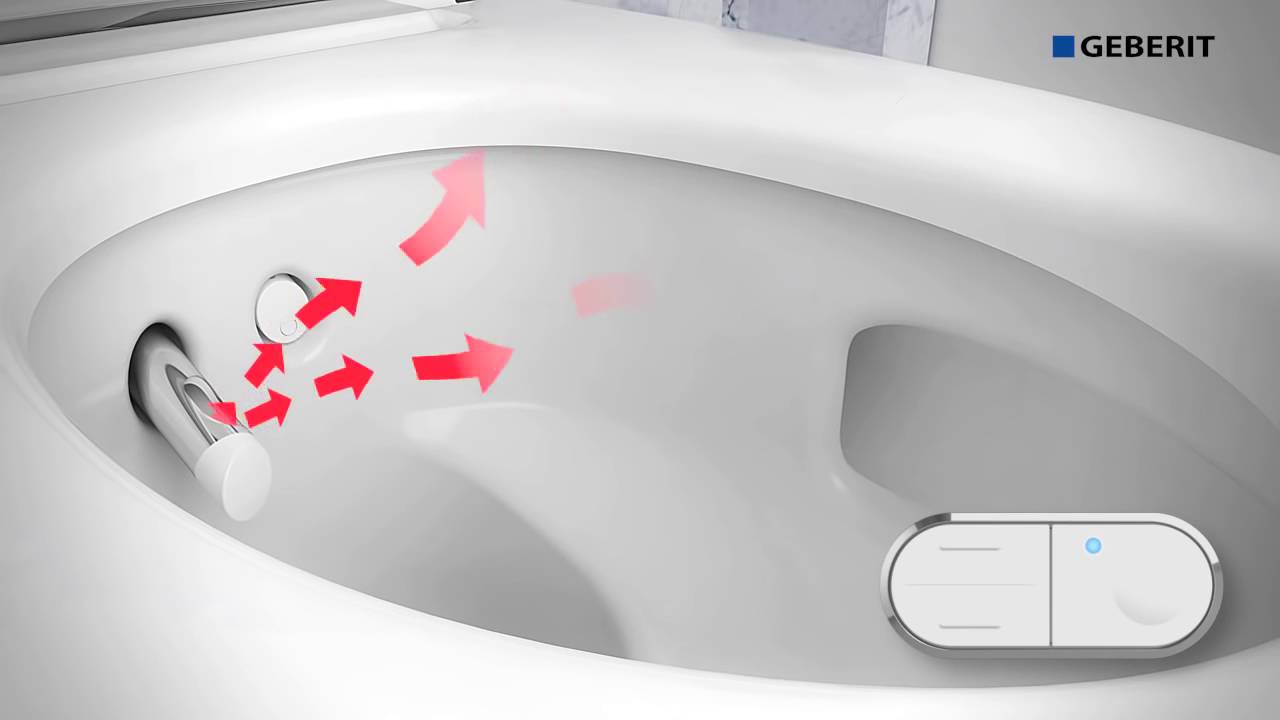 GEBERIT Основные функции унитаза AquaClean Mera
