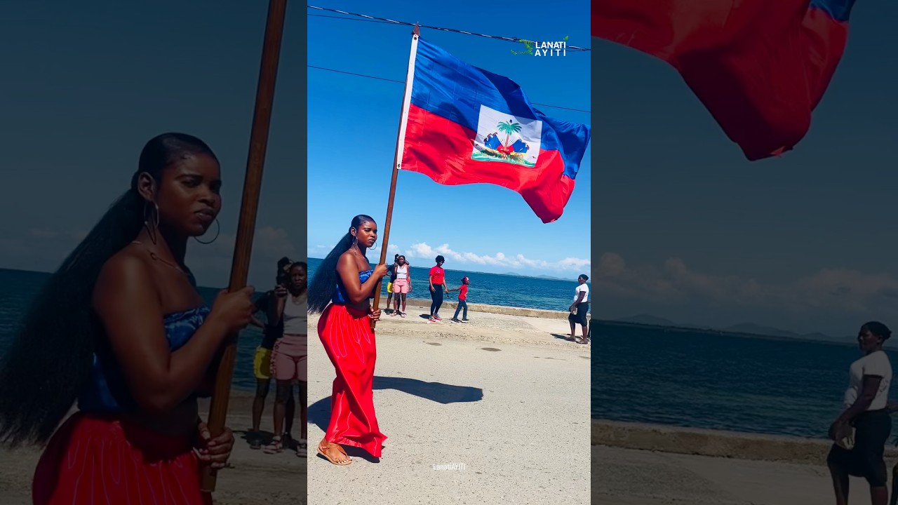 Haitian Flag Day vibes in Cap-Haitian! 🇭🇹✨#ayiti #haitian #haiti