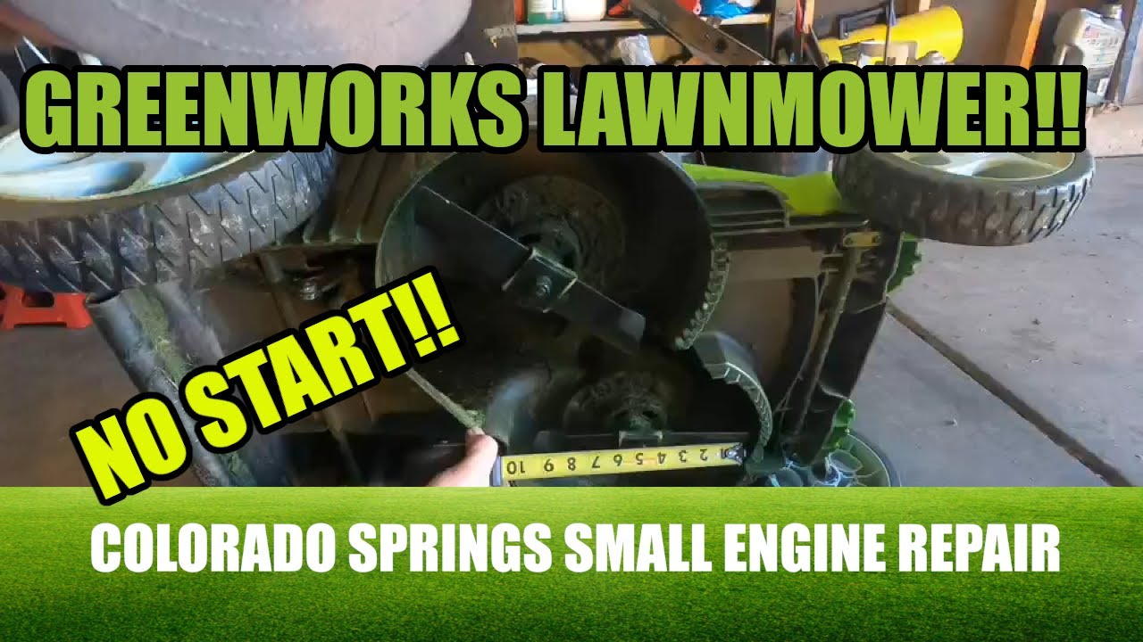 Greenworks 40V Lawn Mower Won't Start