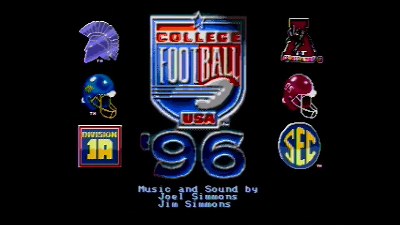 College Football USA 96 Sega Genesis - Music