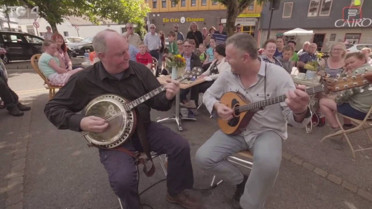 Kevin Griffin and Eoin O Neill. Fleadh TV 2016. Ennis Co. Clare