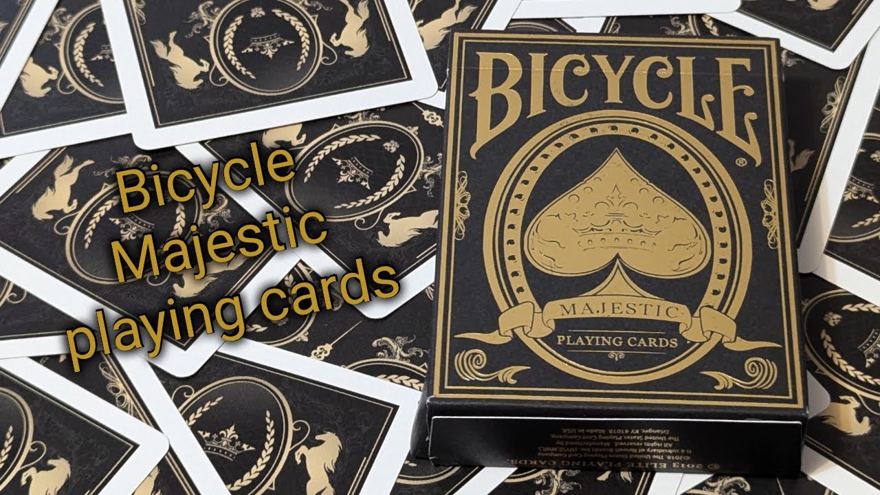 Daily deck review day 249 - Bicycle Majestic playing cards By Elite playing cards