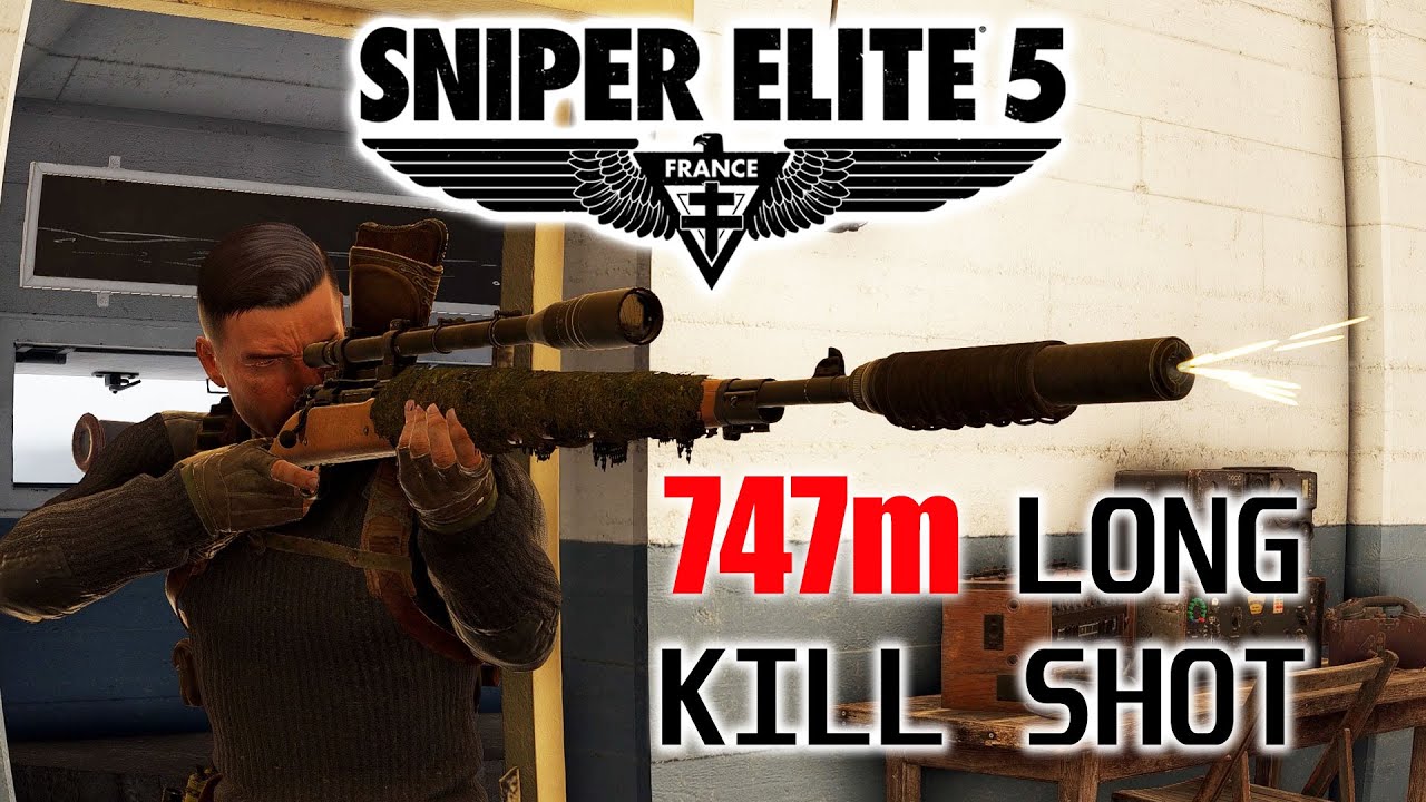 747m LONG KILL SHOT &ndash; SNIPER ELITE 5 Gameplay &ndash; MISSION 5 Festung Guernsey