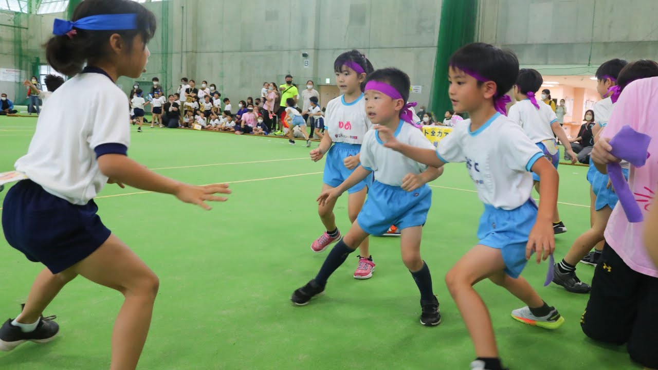 しっぽとり大会(最後の大会2022)ライオンぐみ１回戦　#ライオンの子保育園　#末広尚希
