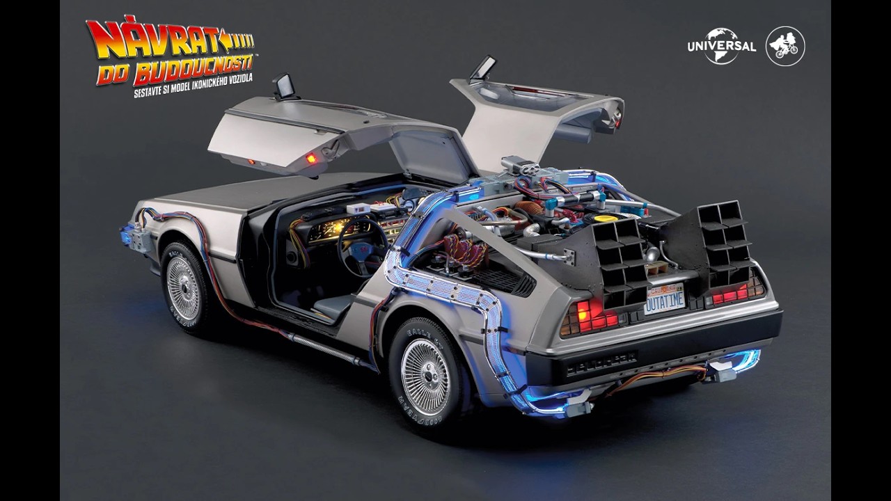 BTF- DeAgostini SK/CZ #2 - DeLorean Back to the future - stavba a časopisy - diely 9 - 20 + darček