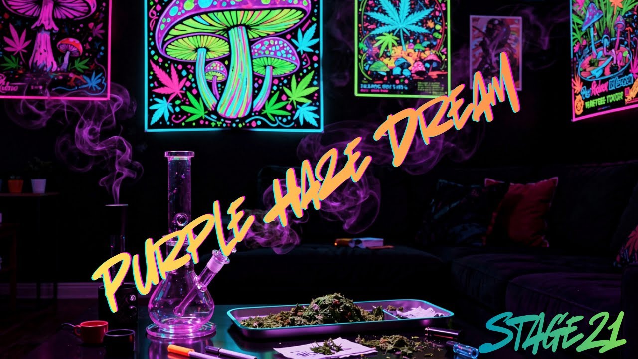 OG Purple Haze Dream | Weed Rap - Stoner Blues Underground Mood | 420 Chill Rap Vibe |