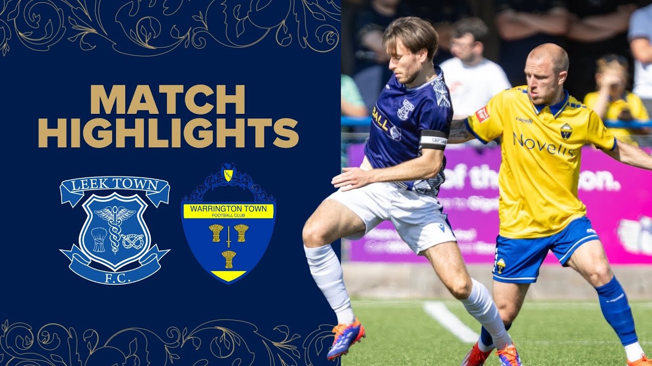 HIGHLIGHTS | Leek Town 3-1 Warrington Town