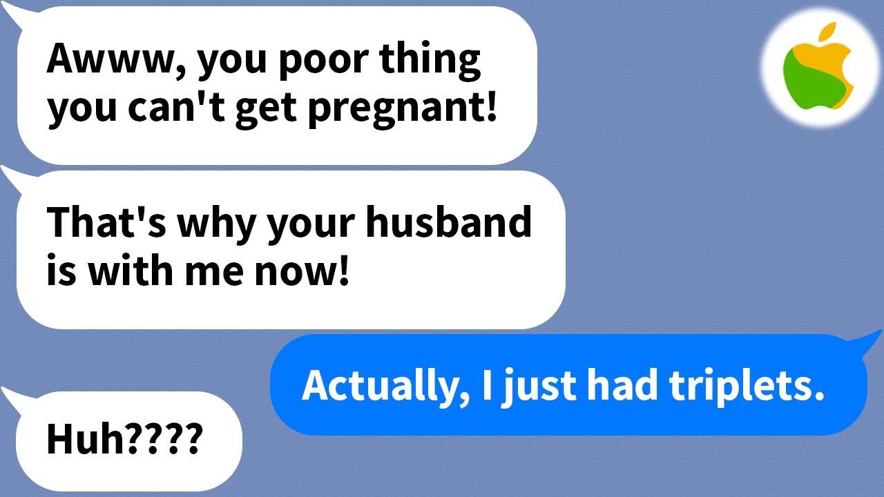 【Apple】 My husband thought I couldn't have kids, so he left me for my friend