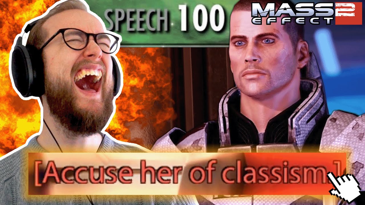 The Most HILARIOUS Speech Option in Mass Effect 2!