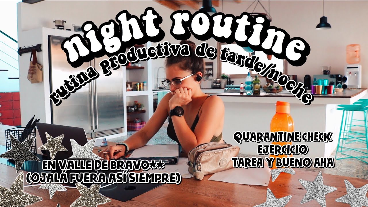 MI RUTINA DE TARDE/NOCHE PRODUCTIVA (o wanna be productive) intentando aprobar el ZOOMestre