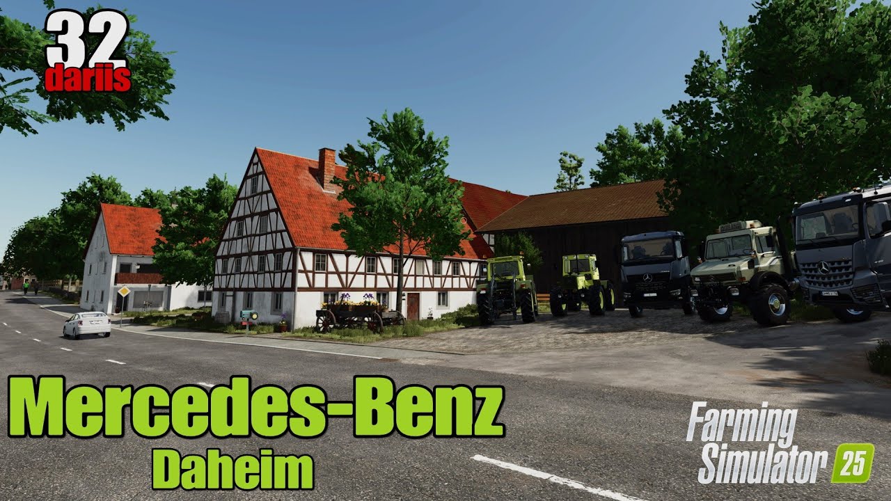32 Mercedes-Benz Trucks Pack DLC, Mapa-Daheim, PS5 4K