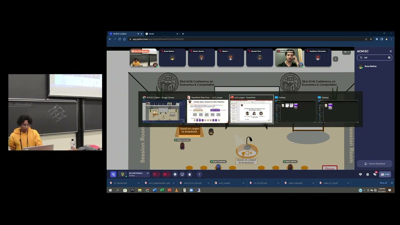 EC'22: The Derby Game: An Ordering-based Colonel Blotto Game