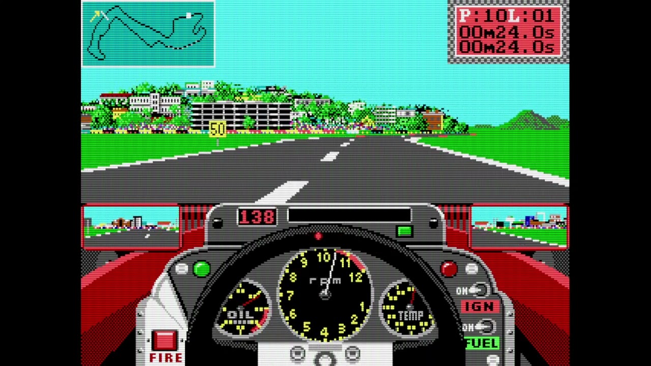 Grand Prix Circuit - Championship 1/4 [Tandy / PC Speaker]